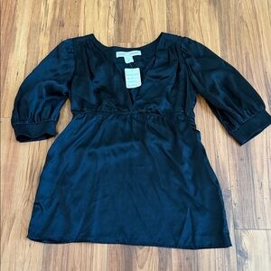 Amanda Uprichard Black Blouse